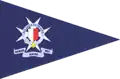 The pennant of the Commissioner of Police consists of a blue field with the symbol of the Police Force at its centre.
