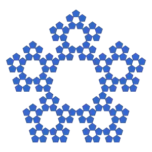 3rd iteration, without center pentagons