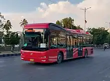 Image 36Peoples Bus Service (Red) (from Karachi)