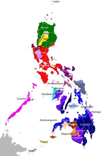 Image 15Dominant ethnic groups by province. (from Culture of the Philippines)