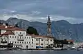 Smecchia palace in Perast, Bay of Kotor, Montenegro