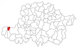 Location in Arad County