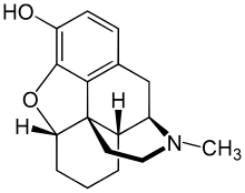 Chemical structure of Desomorphine.