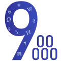 900,000 entries celebration logo (April 2022)