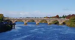 Perth Bridge Over River Tay