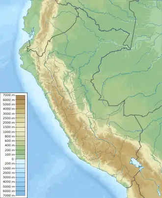 Yuraq Kallapu is located in Peru