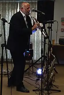 Pete Allen on clarinet