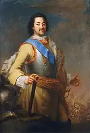 A portrait of Peter the Great by Maria Giovanna Clementi
