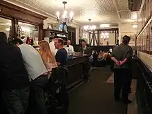 The interior bar section of the Brooklyn establishment