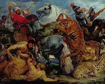 The Tiger, Leopard and Lion Hunt