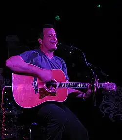 Peter Searcy performing an acoustic set at The Saint in Asbury Park, NJ, April 27, 2012