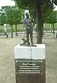 Memorial statue of Peter Tazelaar in Hindeloopen