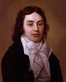 Portrait of Coleridge by Peter Vandyke 1795.