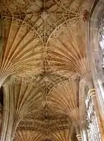 Peterborough Cathedral, retrochoir – intersecting fan vaults