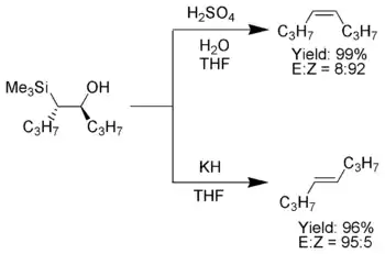 Example of the Peterson olefination