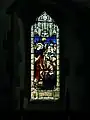One of the windows in St Peter's Church