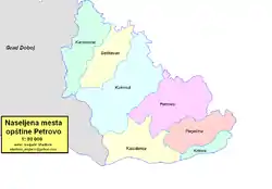 Location of Petrovo