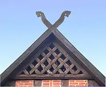 Gable decoration in 2006
