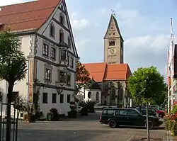 Saint Martin parish church and town hall