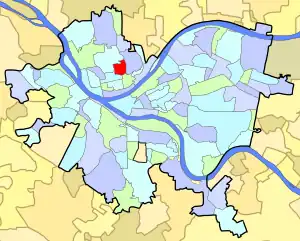 Location of Fineview