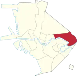 Location of Santa Mesa