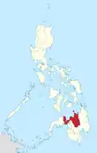 Map of the Philippines highlighting Northern Mindanao