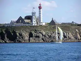 The lighthouse at Saint-Mathieu Point