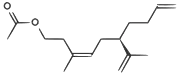 (3Z,6R)-3-methyl-6-(prop-1-en-2-yl)deca-3,9-dien-1-yl acetate