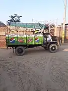 Diesel Engine converted into vehicle called Peter Rehra in Punjab, India