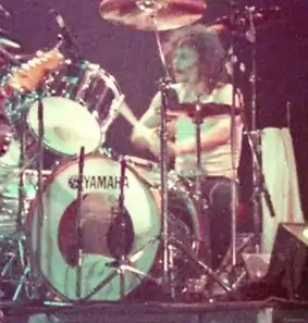 Taylor at Afan Lido, Port Talbot in 1982