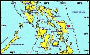 Tectonic Map of Central Philippines including the Philippine Fault System