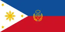 The Three Stars and a Sun design was formally unfurled during the Proclamation of Philippine Independence and the flag of the First Philippine Republic, on June 12, 1898, by President Aguinaldo.