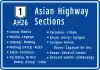 Asian highway segments