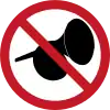 No blowing of horns