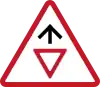 Give way sign ahead