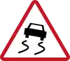 Slippery road