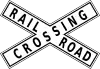 Railroad crossing position