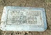 Grave-site of Oliver Calvin Thompson (1854–1922).