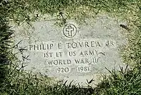 Grave-site of Philip Edward Tovrea Jr. (1920–1981).