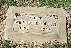 Grave-site of William R. Norton (1853–1938).