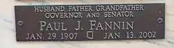 Crypt of Paul Jones Fannin (1907–2002).
