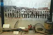 Exhibit of the Arizona Rangers and their weapons.