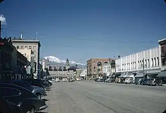 View to Antlers Hotel, 1948–49