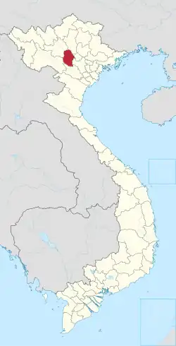 Location of Phú Thọ within Vietnam