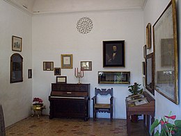 Chopin's piano, in the monastery.