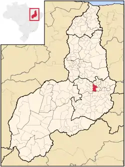 Location in Piauí  state