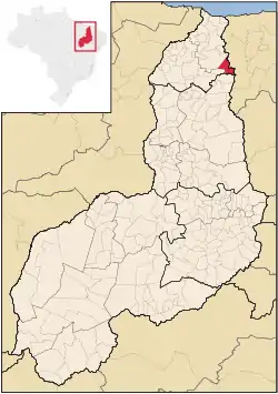 Location in Piauí  state