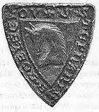 Seal of Stefan de Kobylaglowa from 1278