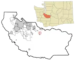 Location of Wilkeson, Washington