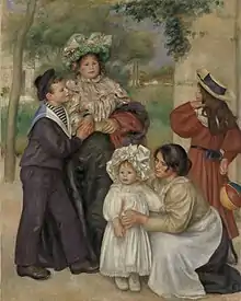 Pierre-Auguste Renoir, The Artist's Family, 1896, The Barnes Foundation, Merion, Pennsylvania